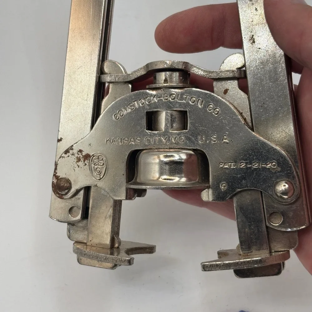 Vintage Comstock-Bolton Co Bottle Capper Kansas City‎ MO Pat 1920 Antique Tool